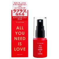 ALL YOU NEED IS LOVEあの「サガミオリジナル」で有名なサガミ工業より
ふたりのムードを高めるフェロモンミストが登場!