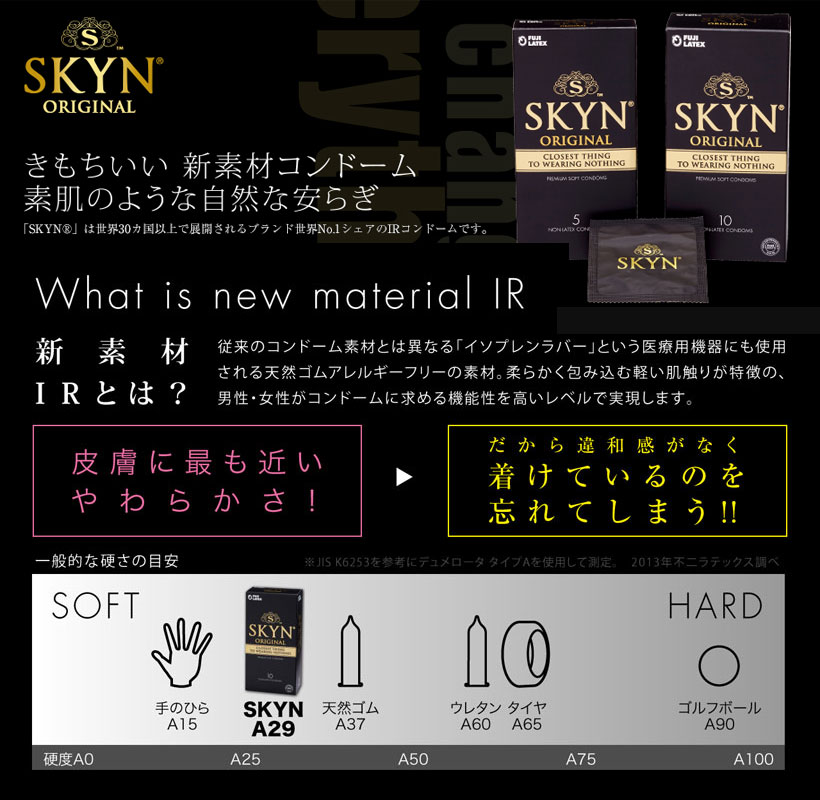 新素材コンドームスキン