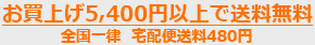 一定金額以上購入で送料無料・配送料480円