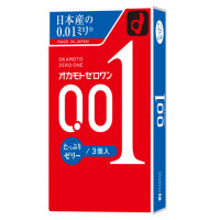 オカモトゼロワンたっぷりゼリー(3個入)もはや説明不要。オカモト史上最薄コンドーム
「オカモトゼロワン」を堪能せよ。