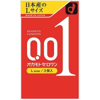 オカモト ゼロワン0.01ミリ Lサイズ(3個入)もはや説明不要。オカモト史上最薄コンドーム
「オカモトゼロワン」を堪能せよ。