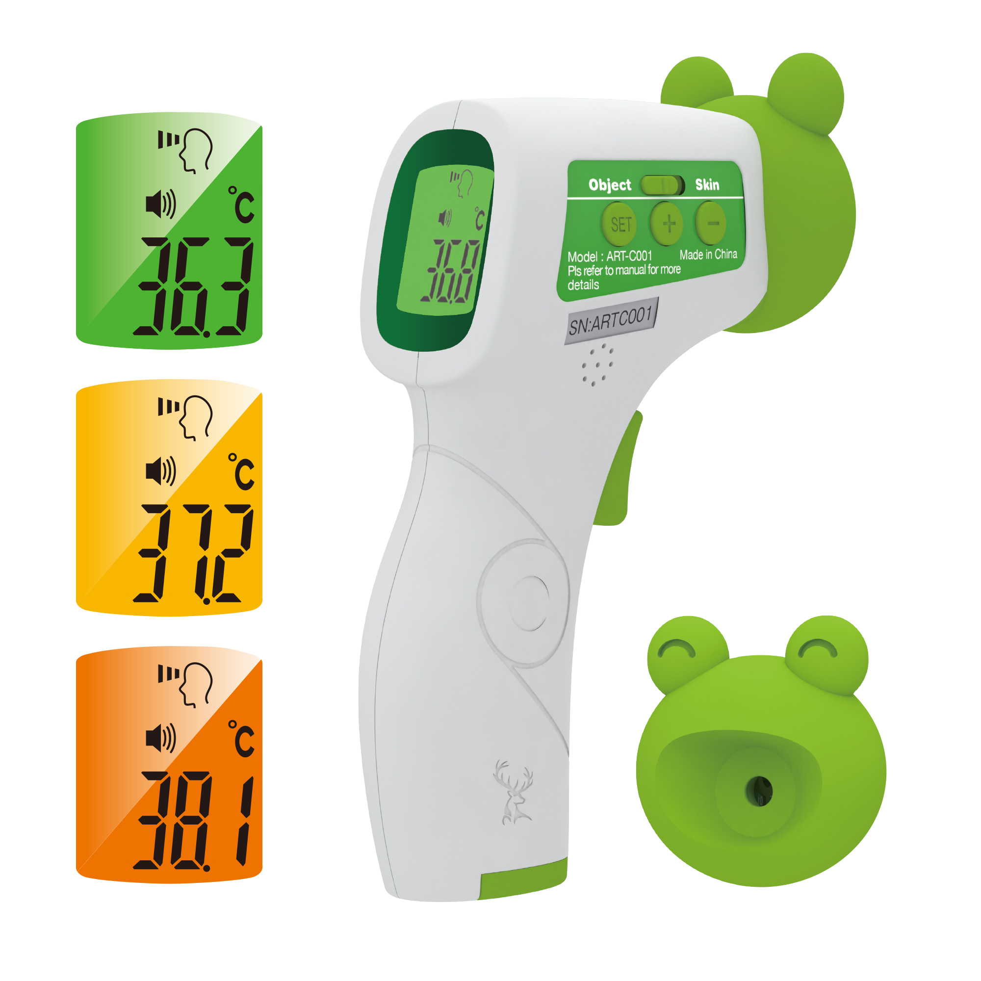 Smile Thermometer(スマイル サーモメーター), 笑顔,スマイル,サーモメーター,温度,体温,検温,計,蛙,かえる,2020年11月15日発売